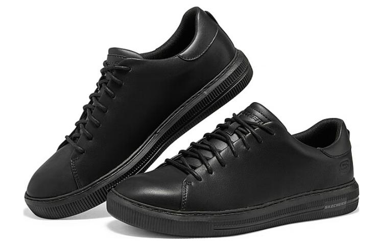 Lookbook Skechers Wide Fit Low 'Black Business Comfort' 210715-BBK