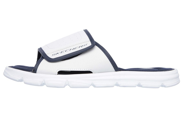 Buy Skechers 風濤 運動休閒拖鞋 白藍色