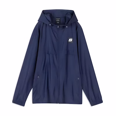 Skechers Windproof Lightweight Zip Hoodie Jacket - Blue P122M023-007D