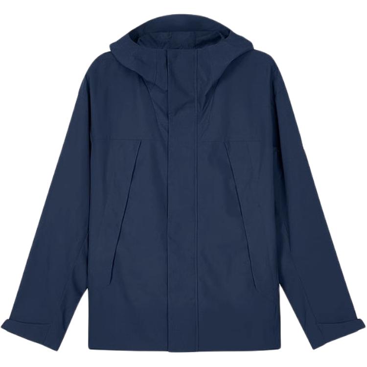 Skechers Windproof Waterproof Hooded Zip Jacket Navy Blue L324M081-002Z