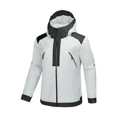 Skechers Windproof Waterproof Oil-Resistant Warm Outdoor Jacket - Slate Blue P125M004-053A
