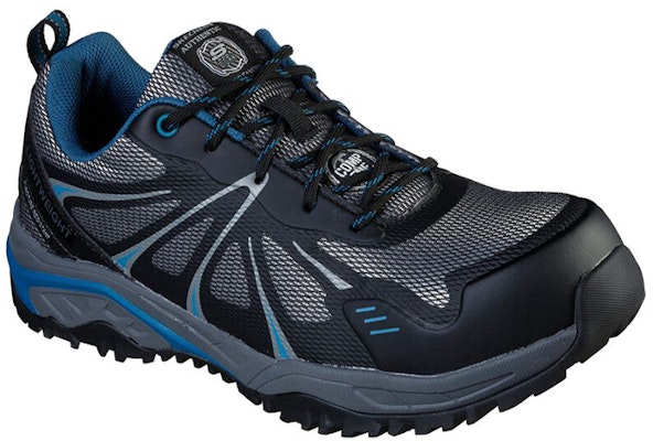 Skechers Work: Azbar Comp Toe 'Black Blue' 77541-BKBL Lookbook Skechers Work: Azbar Comp Toe 'Black Blue' 77541-BKBL