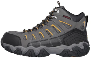 Skechers Work: Blais-Bixford 'Dark Grey High-Top Hiker' 77054-DKGY Skechers Work: Blais-Bixford 'Dark Grey High-Top Hiker' 77054-DKGY