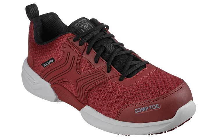 Lookbook Skechers Work: Bomal Punta Comp 'Rojo' 200089-BURG