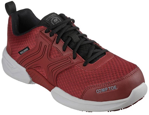 Skechers Work: Bomal Comp Toe 'Red' 200089-BURG Lookbook Skechers Work: Bomal Comp Toe 'Red' 200089-BURG