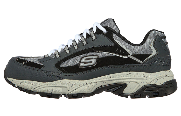 Skechers Work: Stamina - Cutback 'Black Non-Slip Low-Top Dad Shoe' 200033-NVBK