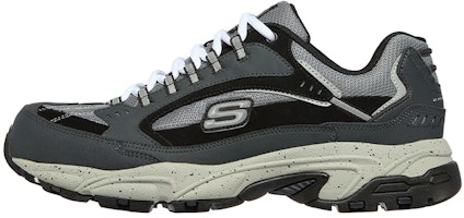 Skechers Work: Stamina - Cutback 'Black Non-Slip Low-Top Dad Shoe' 200033-NVBK Skechers Work: Stamina - Cutback 'Black Non-Slip Low-Top Dad Shoe' 200033-NVBK