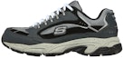 Buy Skechers Kerja: Stamina - Cutback 'Hitam Kasut Ayah Rendah Anti Gelincir' 200033-NVBK