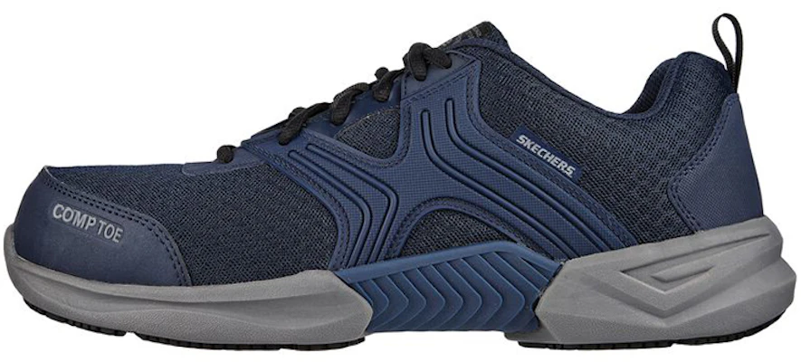 Skechers Kerja Bomal Hujung Komp 'Biru' 200089-NVY Buy Skechers Kerja Bomal Hujung Komp 'Biru' 200089-NVY