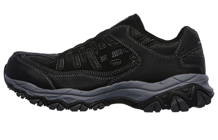 Skechers Work Cankton Ebbitt ST 'Black Breathable Low-Top Casual Running' 77161-BLK