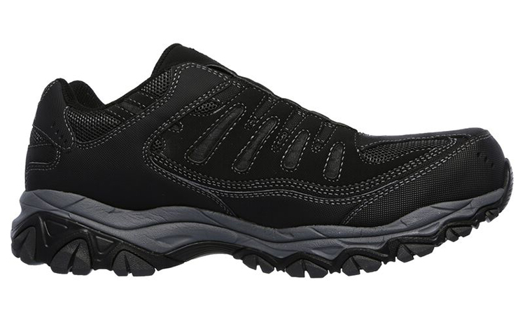Order Skechers Work Cankton Ebbitt ST 'Black Breathable Low-Top Casual Running' 77161-BLK