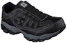 Lookbook Skechers Work Cankton Ebbitt ST 'Black Breathable Low-Top Casual Running' 77161-BLK