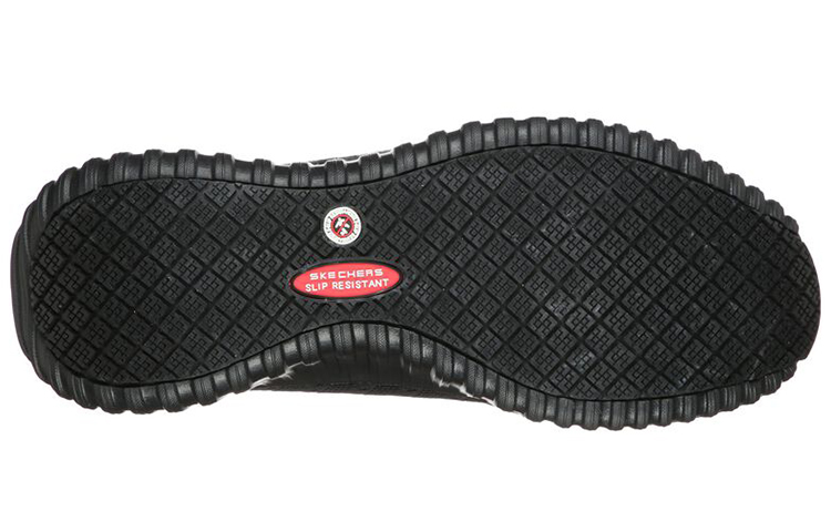 Shop Skechers Kerja Cicades 'Hitam' 200055-BLK