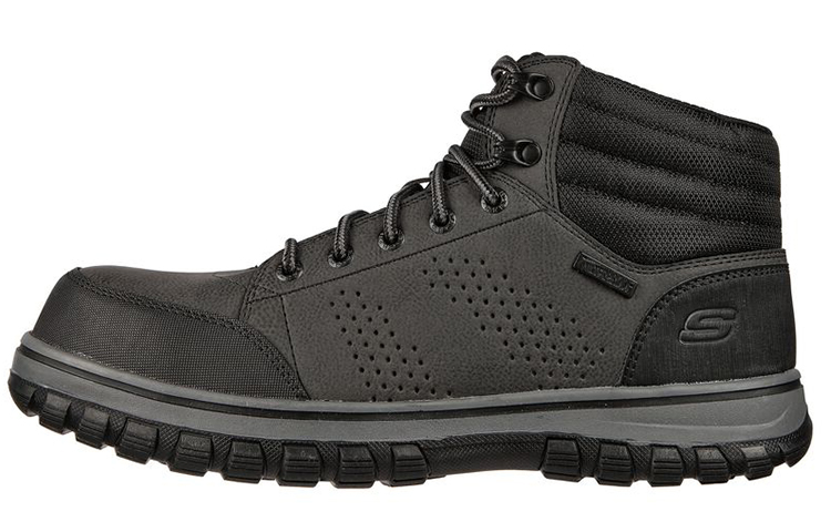 Skechers Work McColl-Dassah 'Black High-Top Outdoor' 200087-BLK