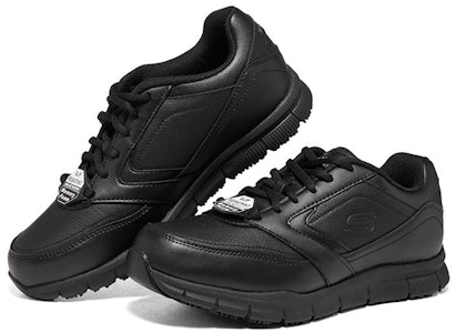 Skechers Nampa 低筒 運動休閒鞋 男款 黑色 Lookbook Skechers Nampa 低筒 運動休閒鞋 男款 黑色