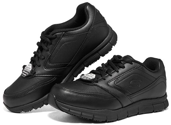Skechers Work Nampa Slip Resistant Shoes 'Black' 77156-BLK Lookbook Skechers Work Nampa Slip Resistant Shoes 'Black' 77156-BLK