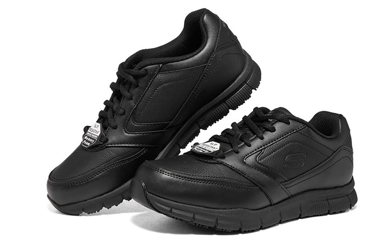 Shop スケッチャーズ ワーク ナンパ  滑り止め (黒) 77156-BLK