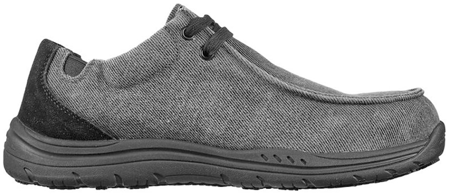 Skechers Work Otsego-Onerous Alloy Toe 'Grey Casual' 200059-BLK Order Skechers Work Otsego-Onerous Alloy Toe 'Grey Casual' 200059-BLK