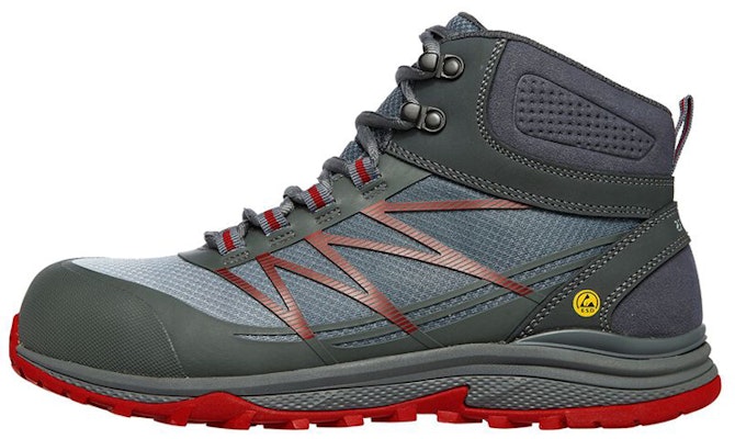 Skechers Work Puxal-Esd 'Grey Red' 200047-GYRD Buy Skechers Work Puxal-Esd 'Grey Red' 200047-GYRD