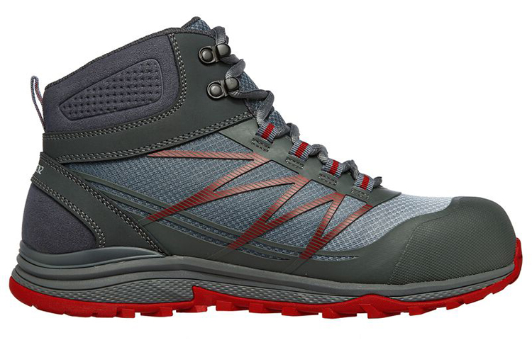 Order Skechers Work Puxal-Esd 'Grey Red' 200047-GYRD