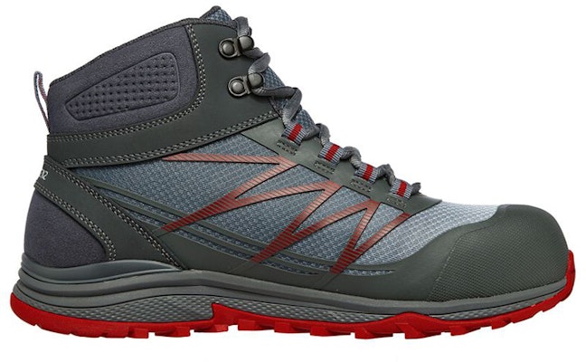 Skechers Work Puxal-Esd 'Grey Red' 200047-GYRD Order Skechers Work Puxal-Esd 'Grey Red' 200047-GYRD