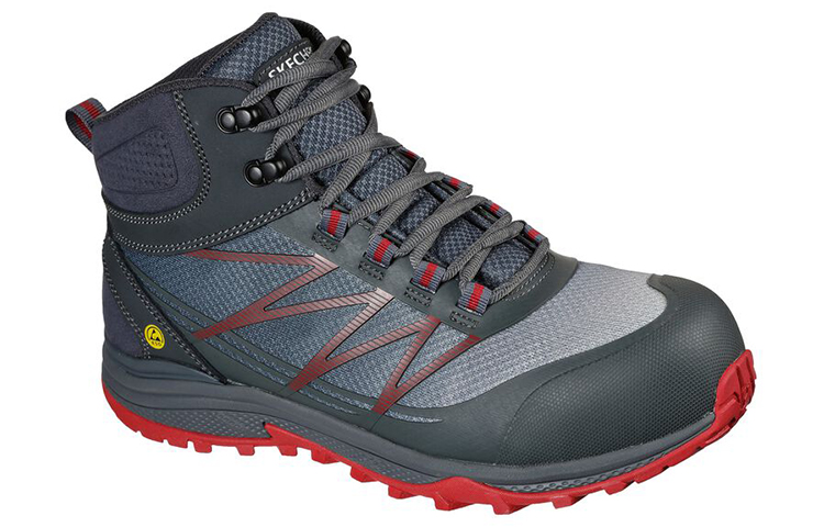 Lookbook Skechers Work Puxal-Esd 'Grey Red' 200047-GYRD