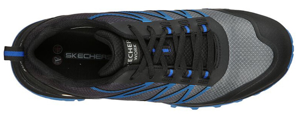 Skechers 工作鞋 Puxal ESD 防护鞋头“黑蓝” 200046-BKBL Shop Skechers 工作鞋 Puxal ESD 防护鞋头“黑蓝” 200046-BKBL