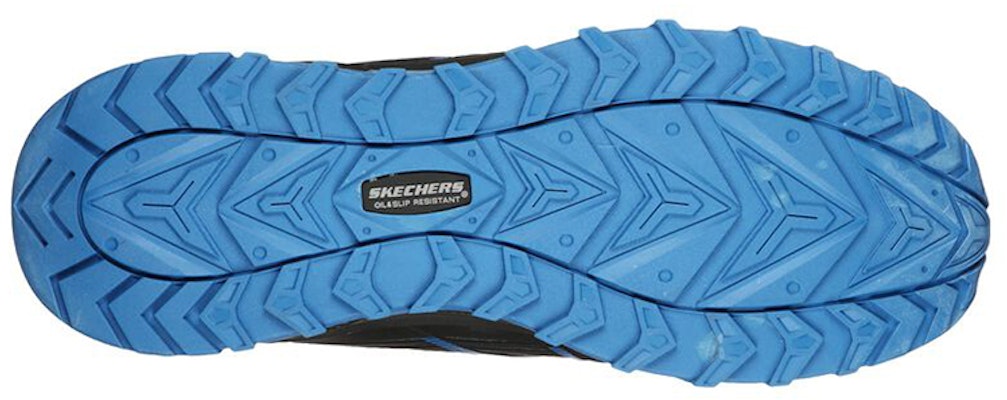 Skechers 工作鞋 Puxal ESD 防护鞋头“黑蓝” 200046-BKBL Purchase Skechers 工作鞋 Puxal ESD 防护鞋头“黑蓝” 200046-BKBL