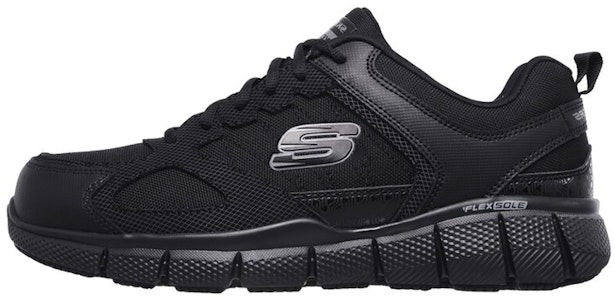 Skechers Kerja Relaxed Fit 'Hitam' 77152-BLK Buy Skechers Kerja Relaxed Fit 'Hitam' 77152-BLK