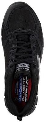 Skechers Kerja Relaxed Fit 'Hitam' 77152-BLK Shop Skechers Kerja Relaxed Fit 'Hitam' 77152-BLK