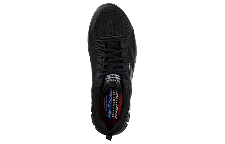 Shop Skechers Work Relaxed Fit ''Noir'' 77152-BLK