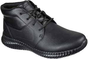 Skechers Kerja Relaxed Fit 'Hitam Mid-Top Kasual Selesa' 200028-BLK Lookbook Skechers Kerja Relaxed Fit 'Hitam Mid-Top Kasual Selesa' 200028-BLK