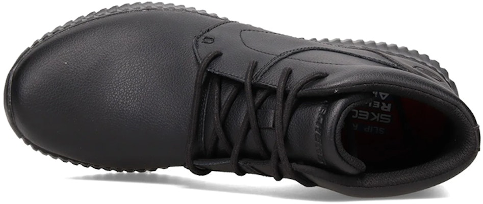 Skechers Work Relaxed Fit 'Black Mid-Top Comfort Casual' 200028-BLK Shop Skechers Work Relaxed Fit 'Black Mid-Top Comfort Casual' 200028-BLK