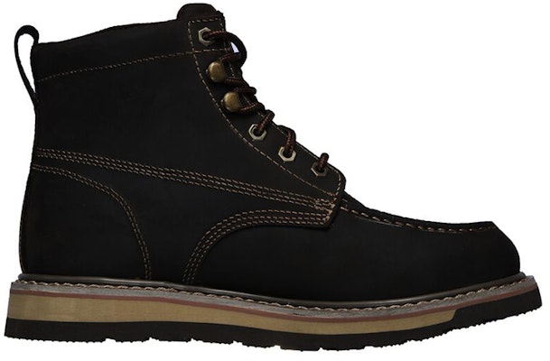 Skechers Work Relaxed Fit: Boydton 'Brown Utility High-Top' 77198-CDB Order Skechers Work Relaxed Fit: Boydton 'Brown Utility High-Top' 77198-CDB