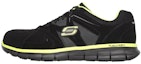 Buy Skechers Kerja Relaxed Fit: Synergy-Ekron Alloy Toe 'Hitam' 77068-BKLM