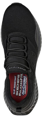 Skechers Work Relaxed Fit: Tilido SR 'All Black' 200093-BLK Shop Skechers Work Relaxed Fit: Tilido SR 'All Black' 200093-BLK