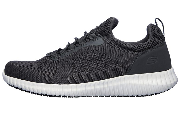 Buy Skechers Kerja Relaxed Fit Cessnock SR 'Abu-Abu' 77188-CHAR