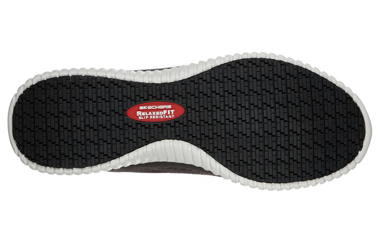 Shop Skechers Kerja Relaxed Fit Cessnock SR 'Abu-Abu' 77188-CHAR