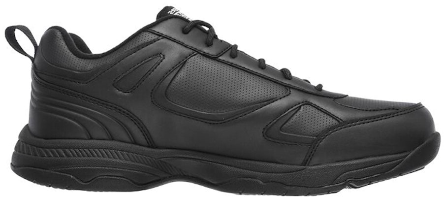 Skechers Work Relaxed Fit Dighton SR 'Kasut Kasual Rendah Hitam Sporty' 77111-BLK Order Skechers Work Relaxed Fit Dighton SR 'Kasut Kasual Rendah Hitam Sporty' 77111-BLK