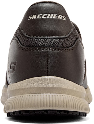 Skechers Kerja Slip-On 'Coklat' 77157-CHOC Shop Skechers Kerja Slip-On 'Coklat' 77157-CHOC