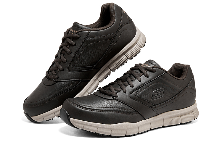 Skechers UMBRO Nacy Net Trainers 'Dark Brown' 圖 3