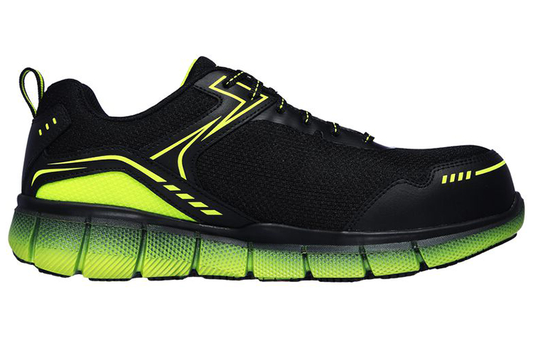 Order Skechers Kerja: Telfin-Rieg Comp Toe 'Hitam' 200006-BKLM