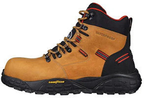 Buy Skechers Work: Treadix WPt 高筒耐磨戶外鞋 黑棕