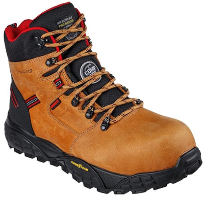 Skechers Work Treadix WP 'Black Brown' 200084-TNS Lookbook Skechers Work Treadix WP 'Black Brown' 200084-TNS