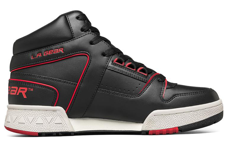 Order 斯凯奇x洛杉矶齿轮 街头中帮'黑红' 237063-BKRD