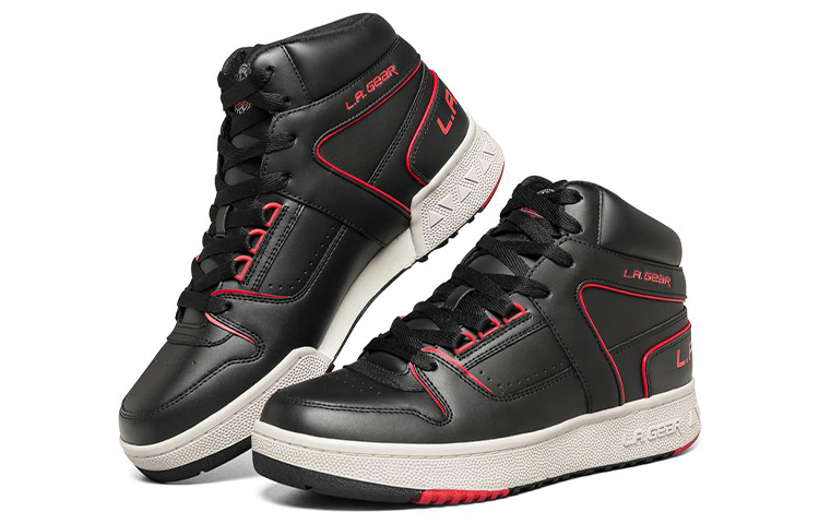 Lookbook 斯凯奇x洛杉矶齿轮 街头中帮'黑红' 237063-BKRD