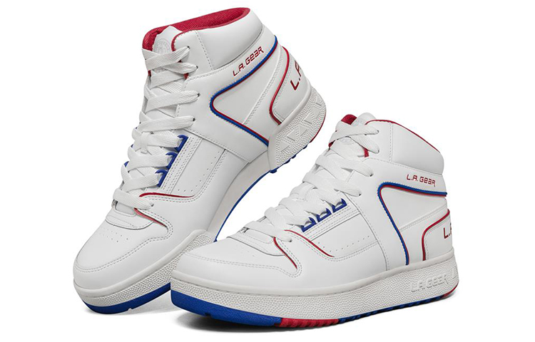 Lookbook 【鑑定詢問】Skechers x L.A. Gear Street 中幫板鞋 白紅藍