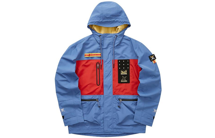 Skechers ONE PIECE Colorblock Hooded Outdoor Utility Jacket Unisex L321U083 圖 4