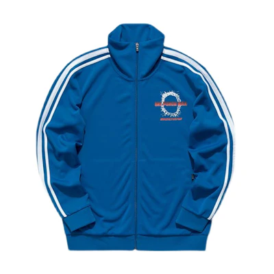 Skechers One Punch Man Knit Jacket Blue Unisex Casual Sportswear L121U105