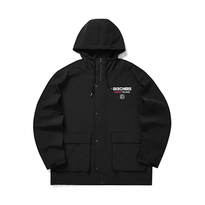 Skechers Paper Play Collab Logo Print Hooded Jacket for Men L321M131